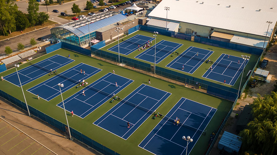 Court 16 Opening Third Private Indoor Racquets Facility - Club +